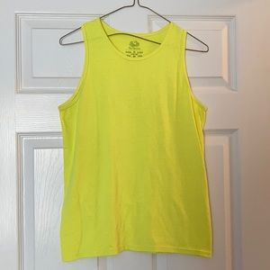 Fruit of the Loom yellow boys tank top